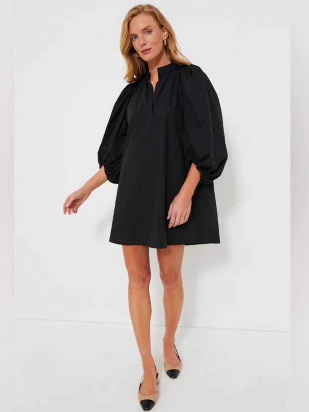 NWT Tuckernuck POMANDER PLACE Black Astrid Dress | XXL